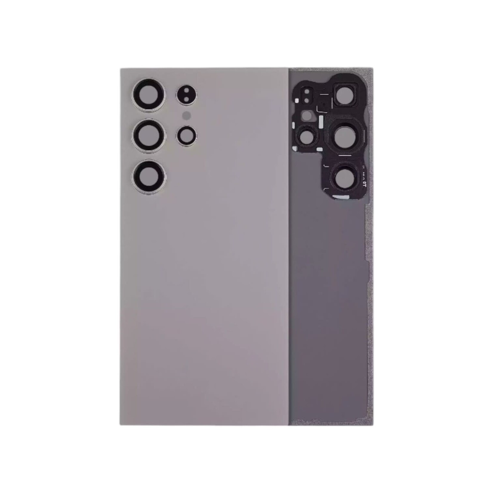 Back Cover Glass With Camera Lens  Samsung Galaxy S24 Ultra Titanium gray