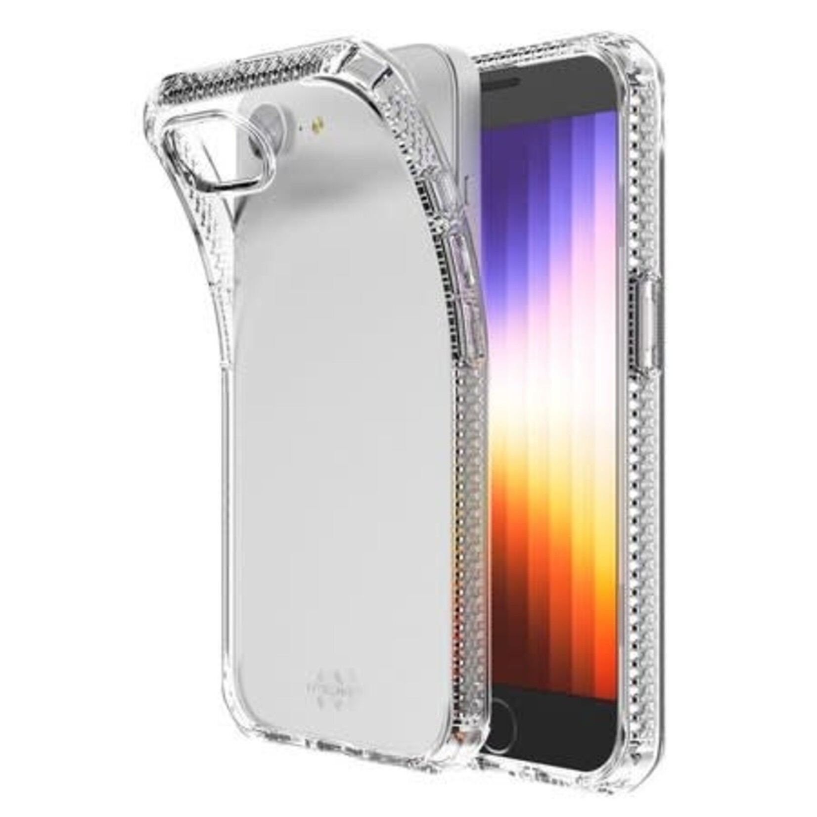 ÉTUI CASE IPHONE 16E - ITSKINS Spectrum_R Clear Case Transparent