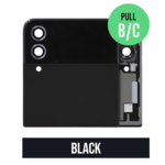 Samsung Outer OLED Assembly Compatible For Samsung Galaxy Z Flip 4 5G (US & International) (Used OEM Pull: Grade B/C) (Black)