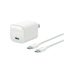 ANKER Chargeur Mural USB-C Nano 30W avec Câble Tressé Eco AKSD C-C de 3 pieds Blanc