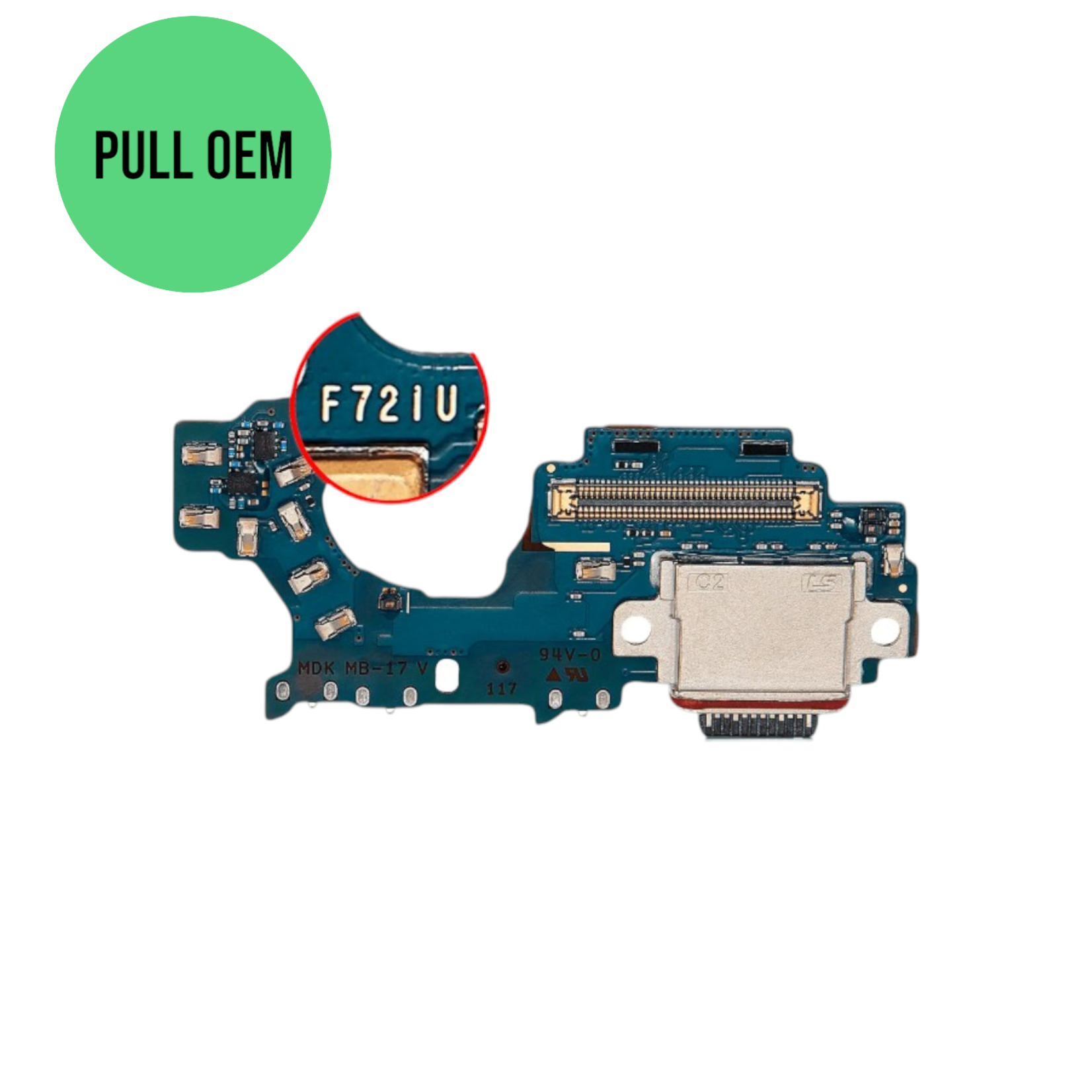 Samsung Charging Port Board Compatible For Samsung Galaxy Z Flip 4 (F721U) (US Version) (OEM Pull)