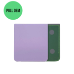Samsung Bottom Back Cover Glass Compatible For Samsung Galaxy Z Flip 4 (OEM Pull ) (Bora Purple)