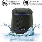 iBT155BX Waterproof Shockproof BT Speaker w/Accent Lighting Black