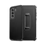 ÉTUI RÉSISTANTE MILITARY AVEC BELT CLIP POUR SAMSUNG S24 FE  - NOIR