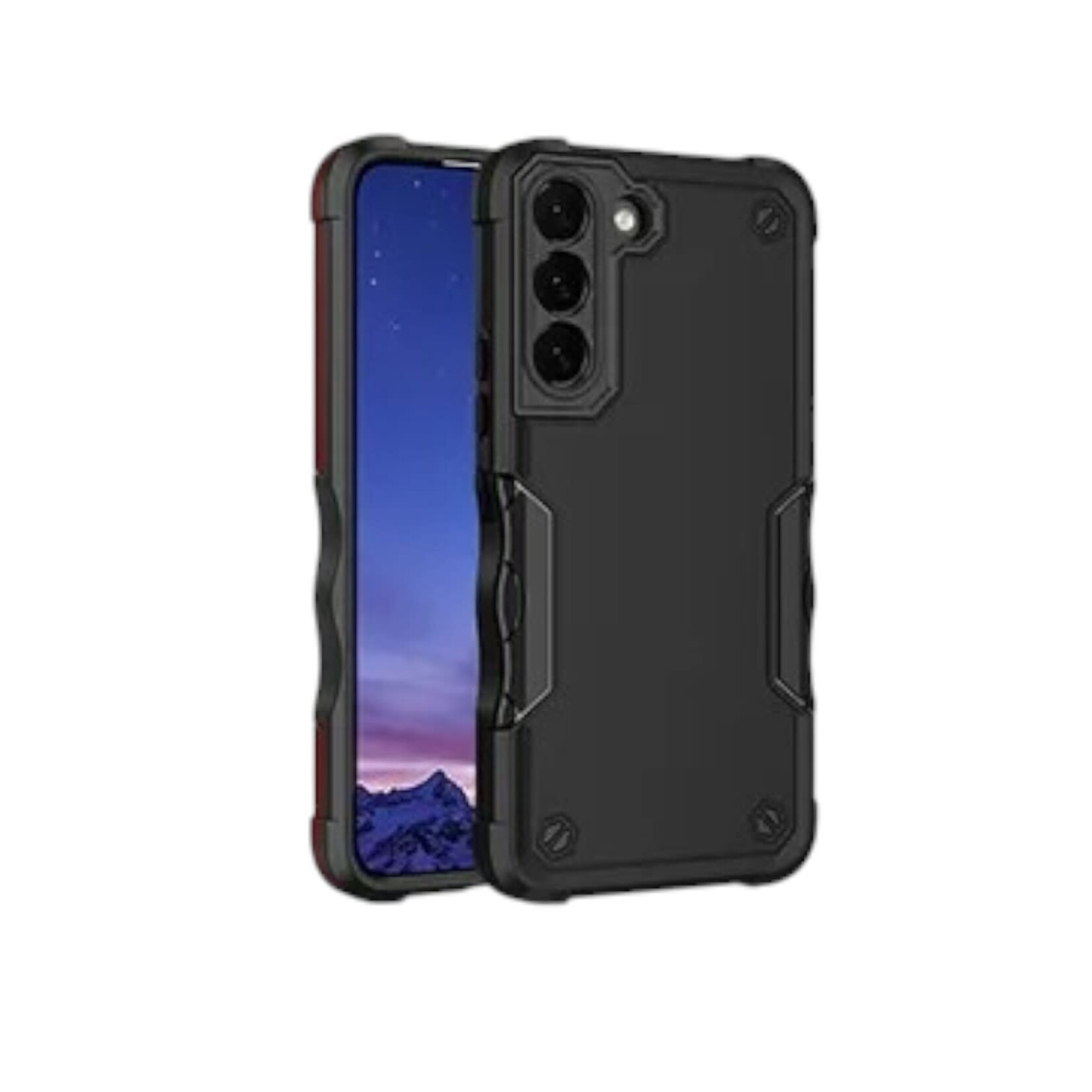 ÉTUI CASE MOTOROLA EDGE 2025 - ARMOR DUAL LAYERED CASE BLACK