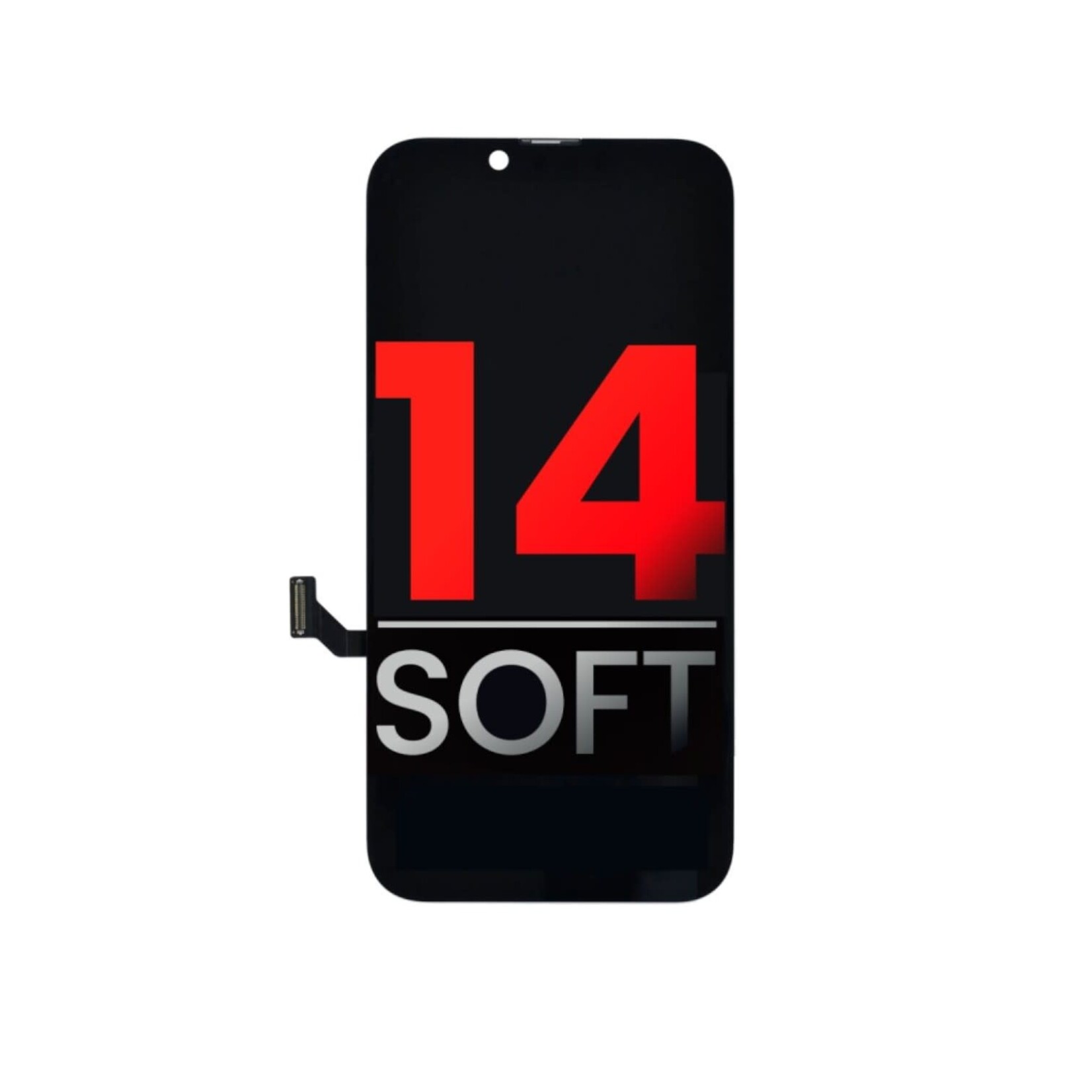 Apple OLED Assembly iPhone 14 (Aftermarket Plus: Soft) LCD