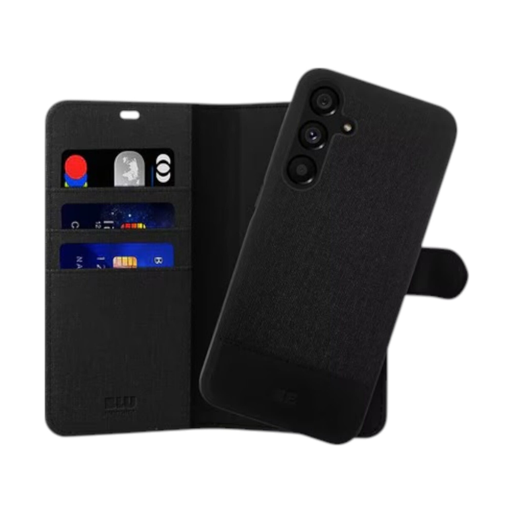 Samsung ÉTUI SAMSUNG A16 5G  / A17 - Folio 2-in-1 Case Black Blu Element