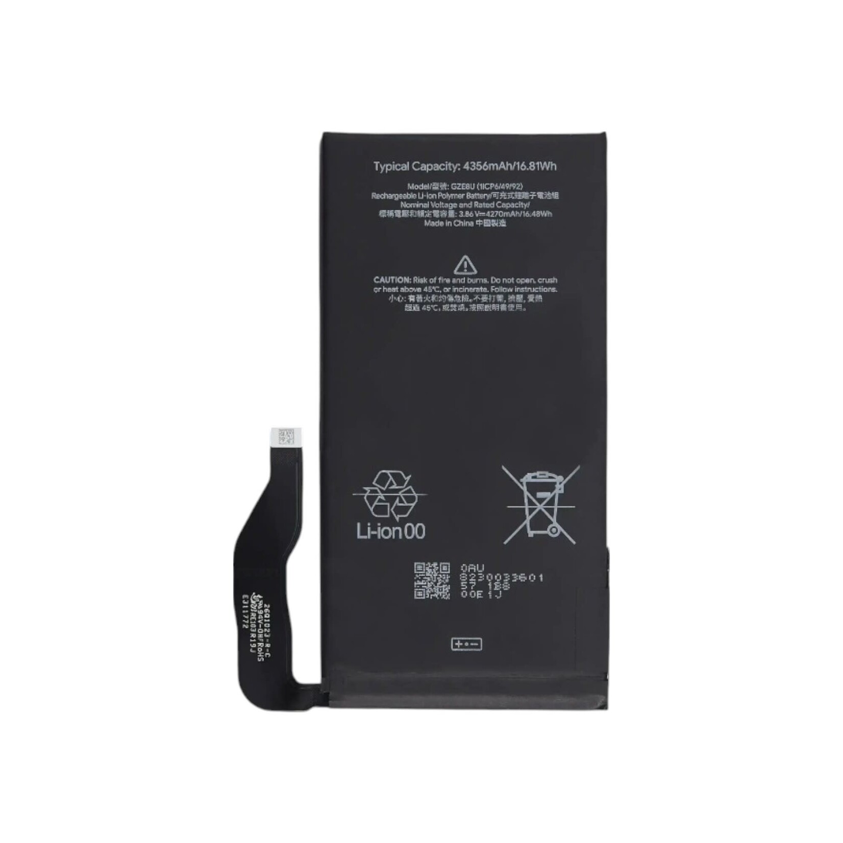 Google Replacement Battery Google Pixel 7 (GZE8U) (1ICP6/49/92)