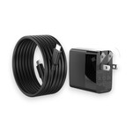 Chargeur rapide kit USB-C 5A C-C 45W Black
