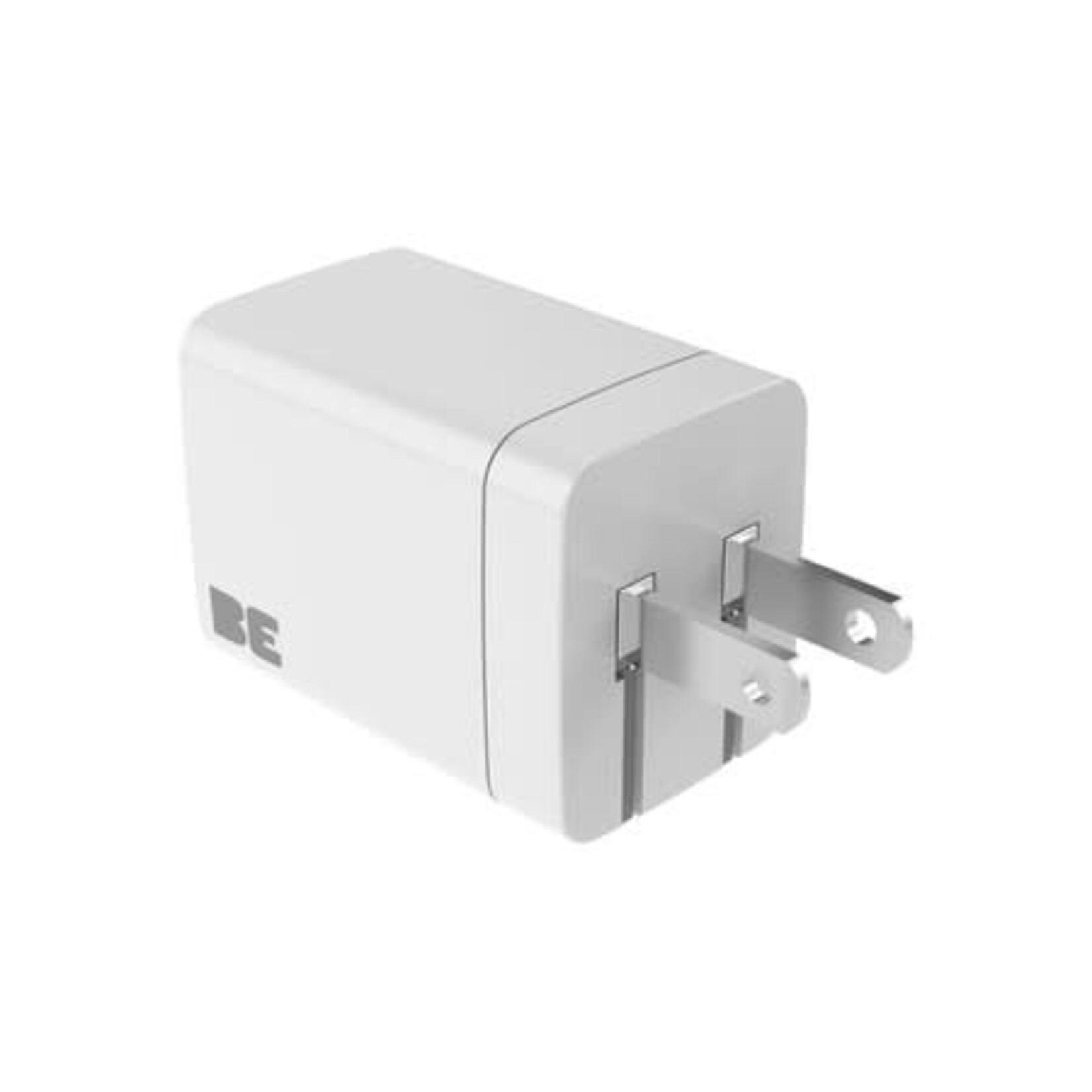 blu element Chargeur Mural Double USB-C GaN 35W PD et PPS Blanc Blu Element