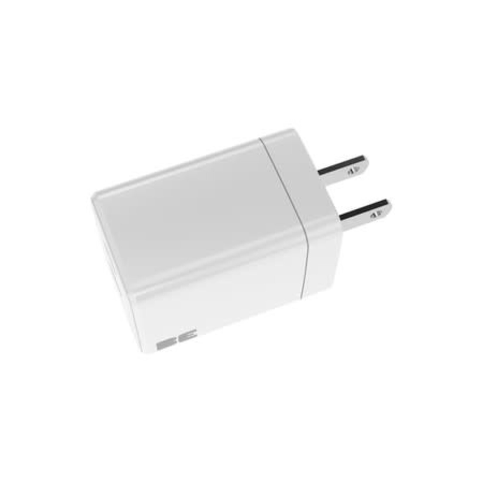 blu element Chargeur Mural Double USB-C GaN 35W PD et PPS Blanc Blu Element