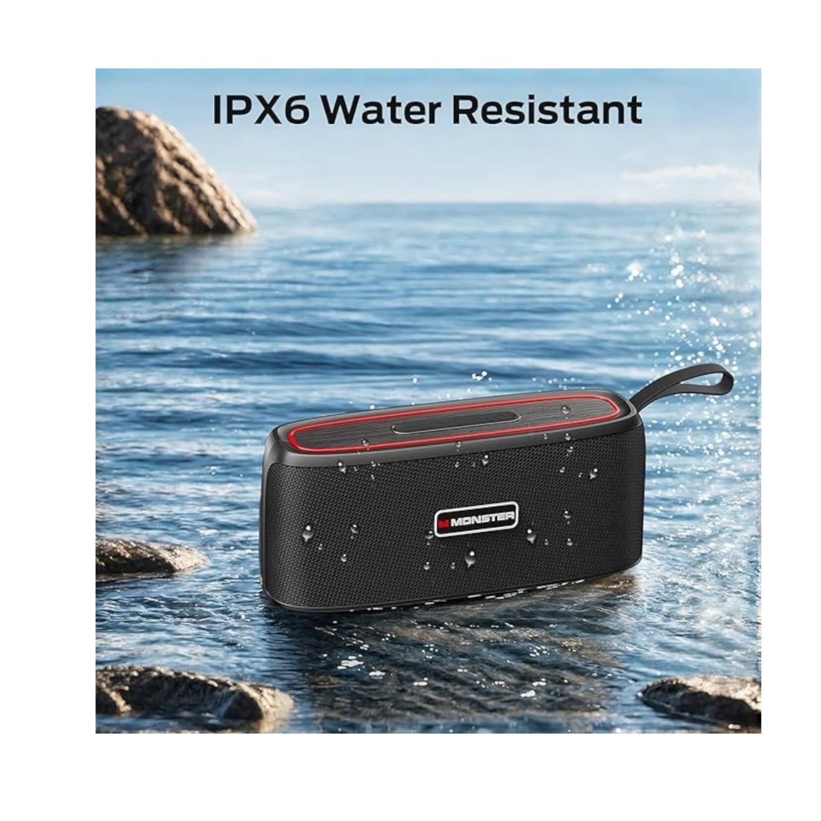 Monster Shock Portable Bluetooth Speaker