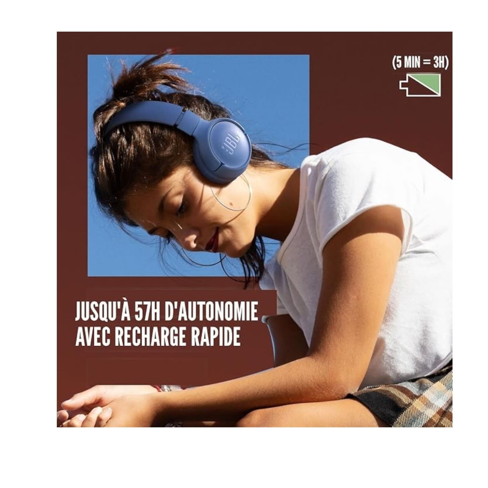 JBL Tune 520BT Casque supra-auriculaire sans fil