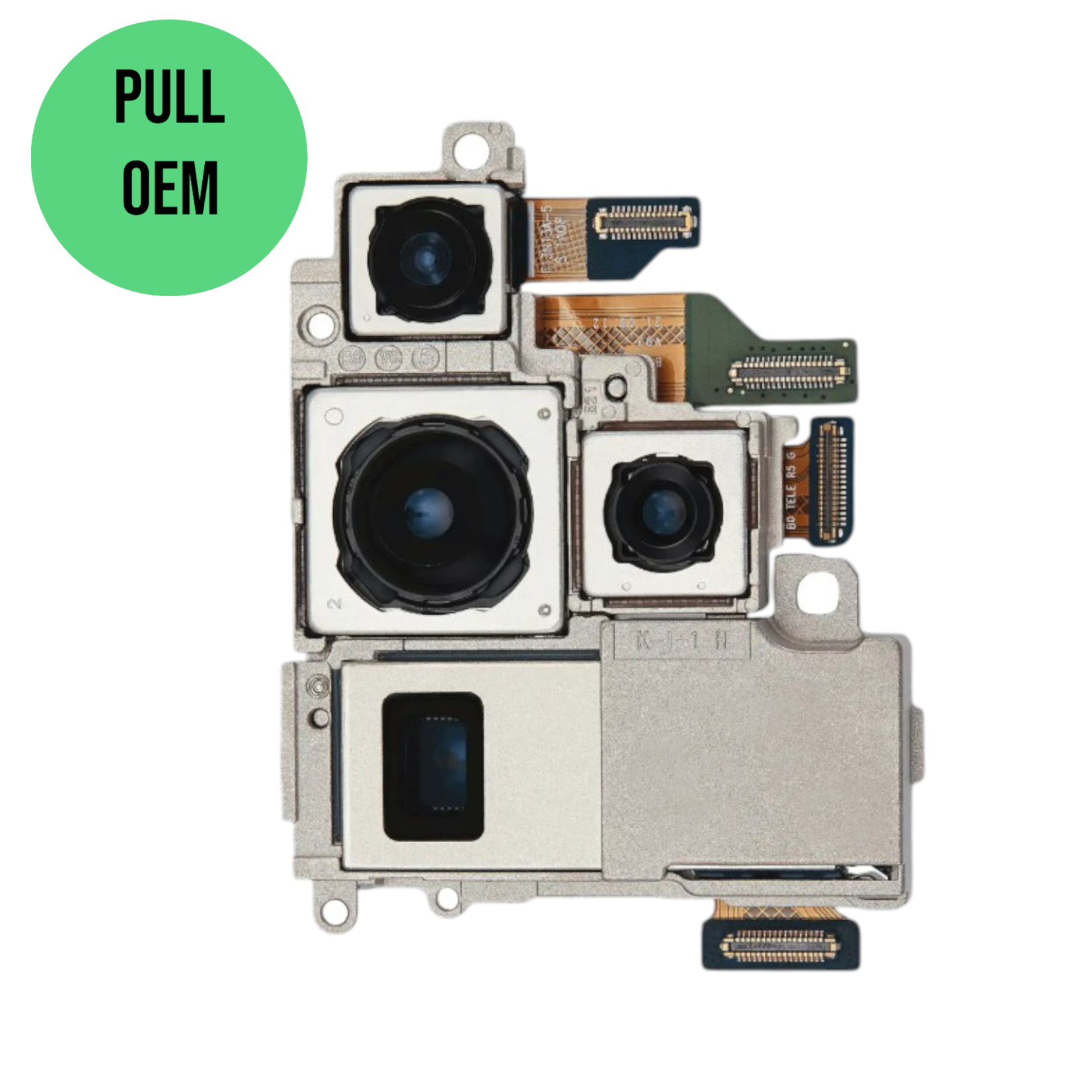 Samsung Back Camera Assembly (Wide & Periscope & Ultra Wide & Telephoto)  Samsung Galaxy S22 Ultra 5G (Used OEM Pull)