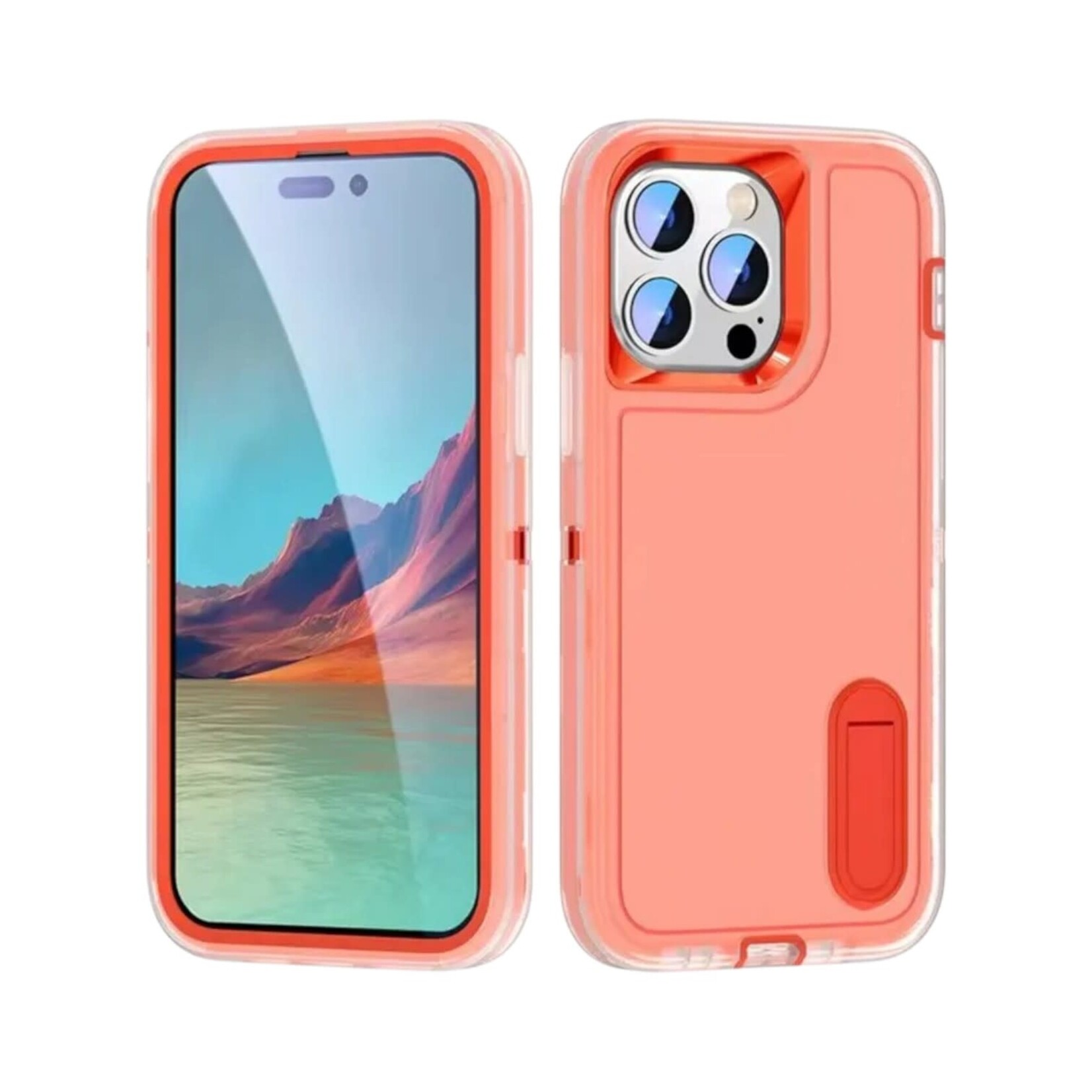 Apple ÉTUI CASE IPHONE 17 - Shockproof Armor Heavy Duty Rugged Protective Kickstand Cover