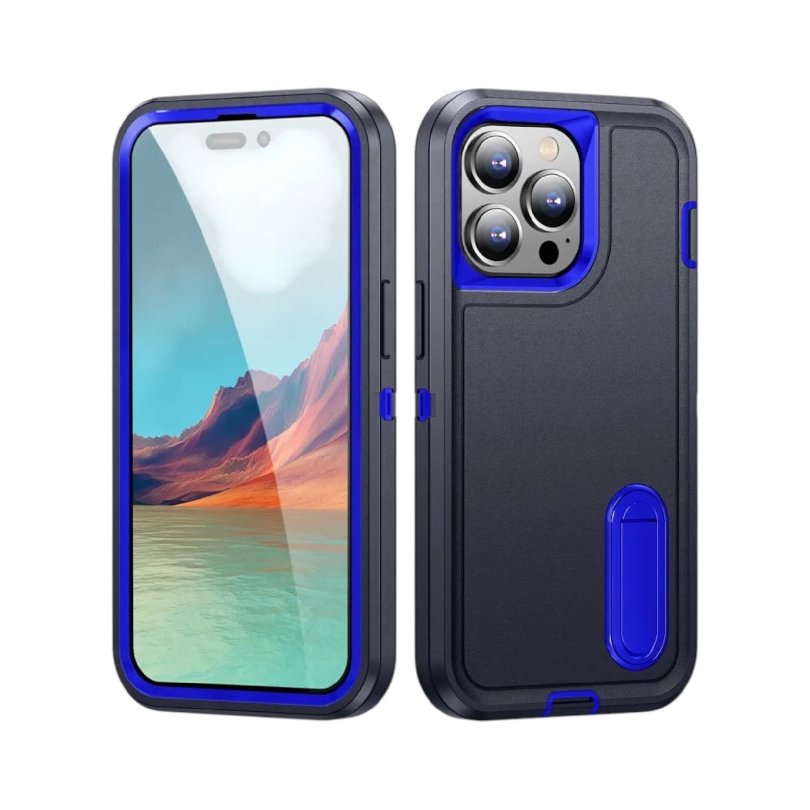 Apple ÉTUI CASE IPHONE 17 - Shockproof Armor Heavy Duty Rugged Protective Kickstand Cover