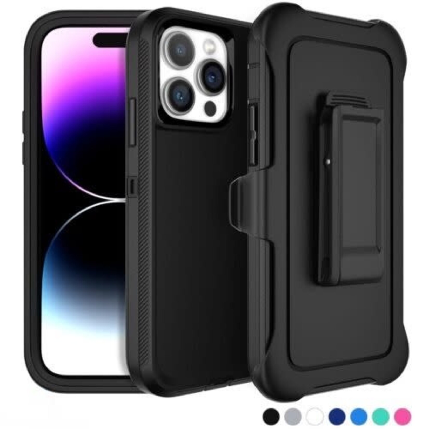 ÉTUI CASE IPHONE 17 PRO - Étui Fashion Defender Black