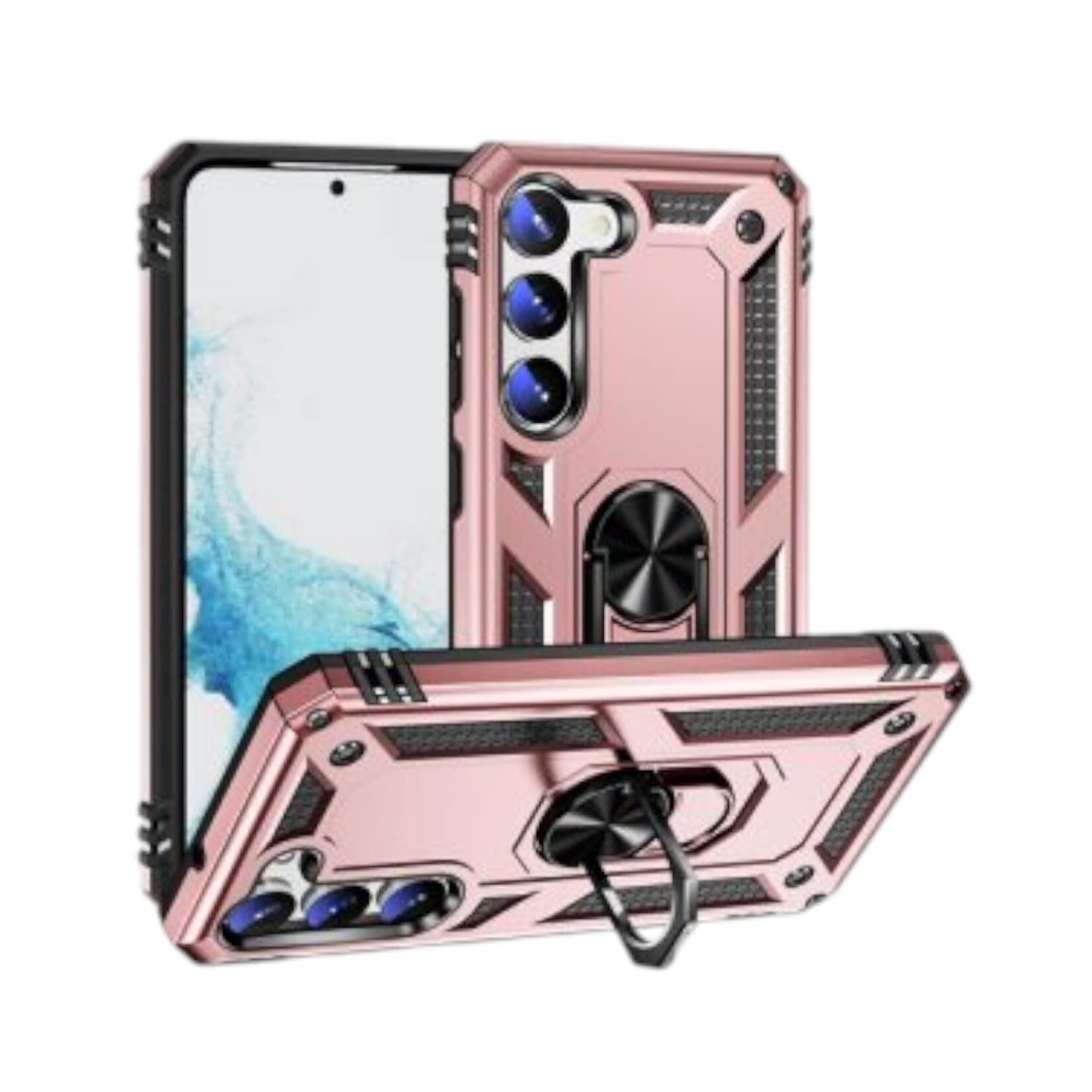 ÉTUI CASE SAMSUNG S25 FE - Armor Hybrid Military Case with Ring Kickstand