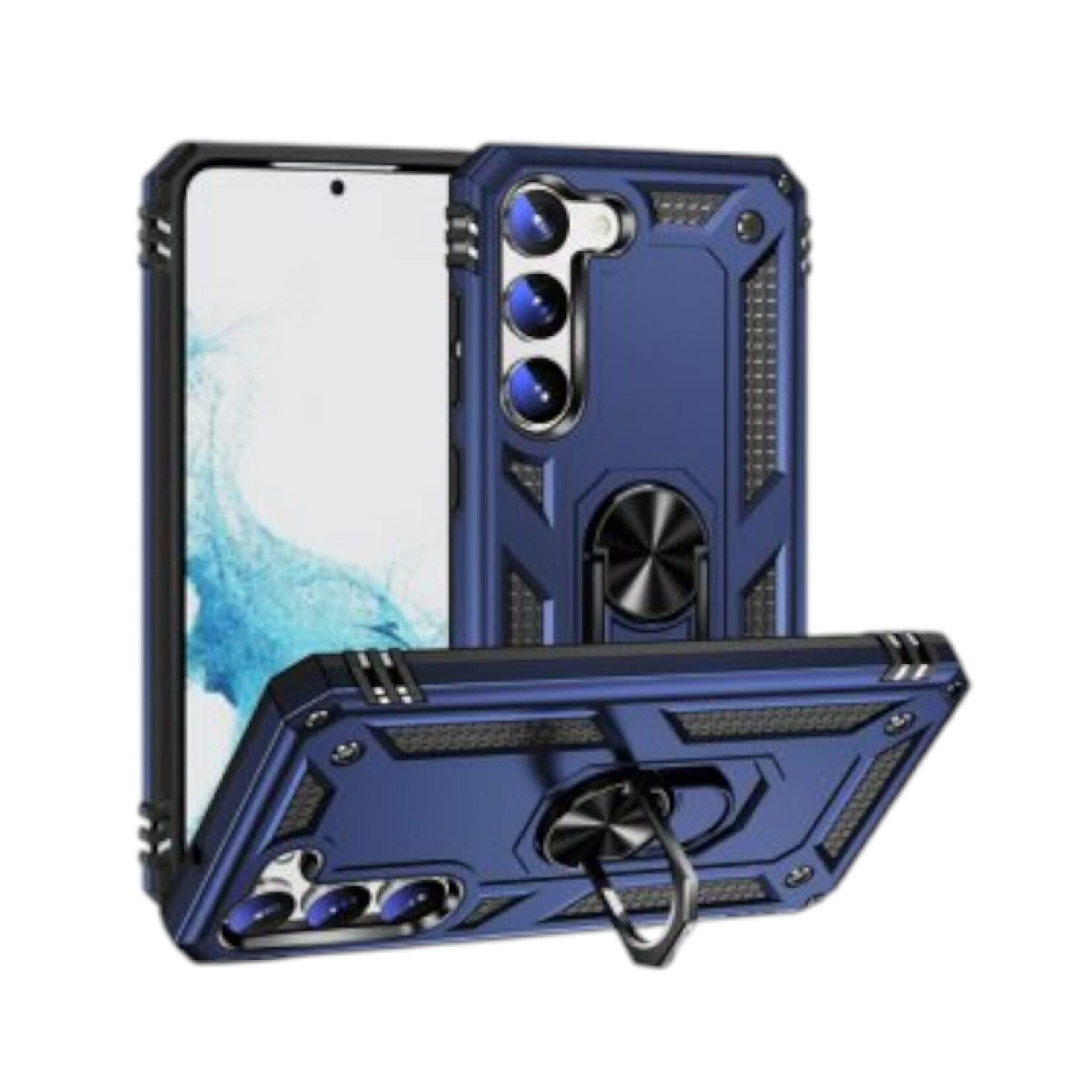 ÉTUI CASE SAMSUNG S25 FE - Armor Hybrid Military Case with Ring Kickstand