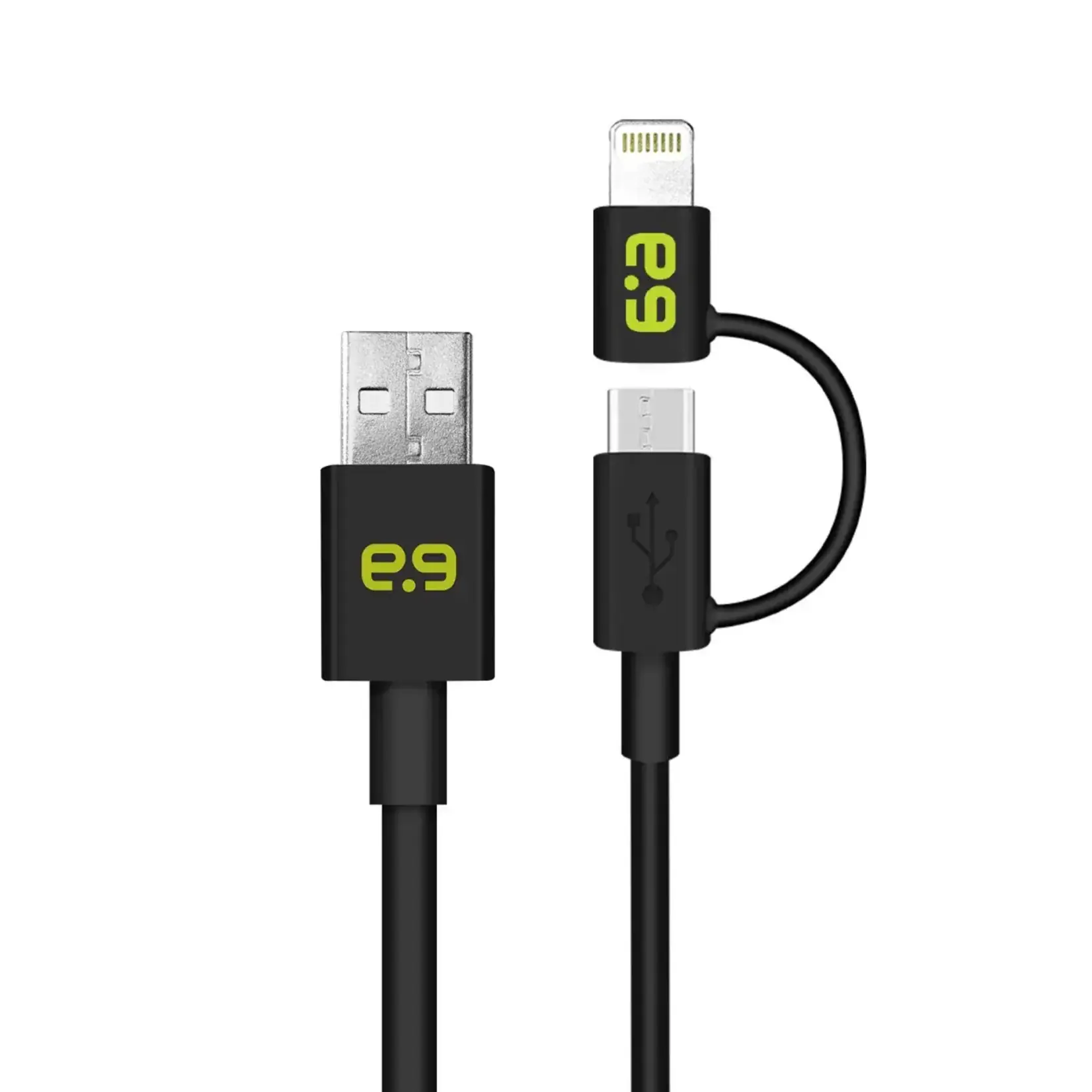 CÂBLE PUREGEAR 2 en 1 Micro USB / lightning