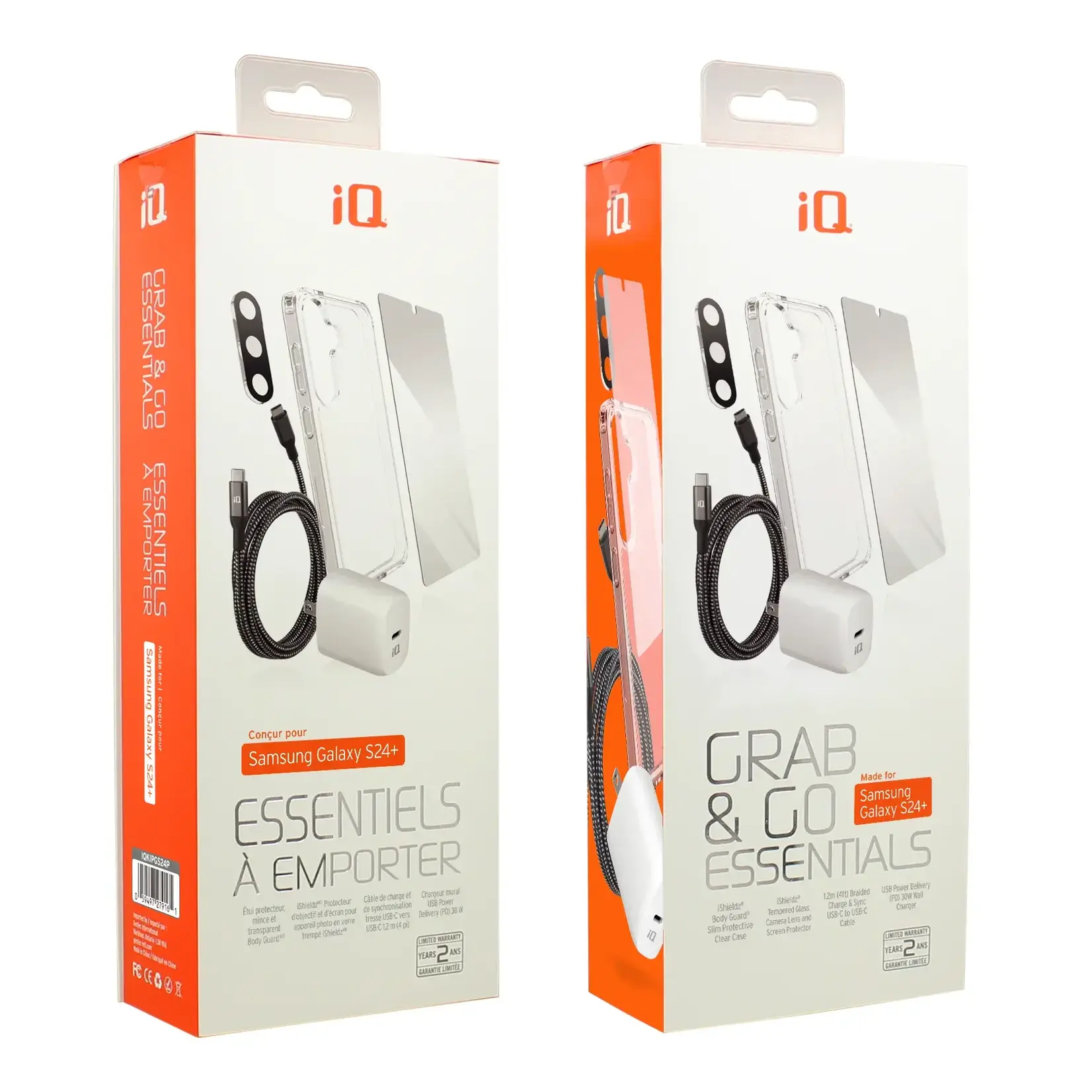Essemble IQ essentiels 5PCS SAMAUSNG GALAXY S24 PLUS
