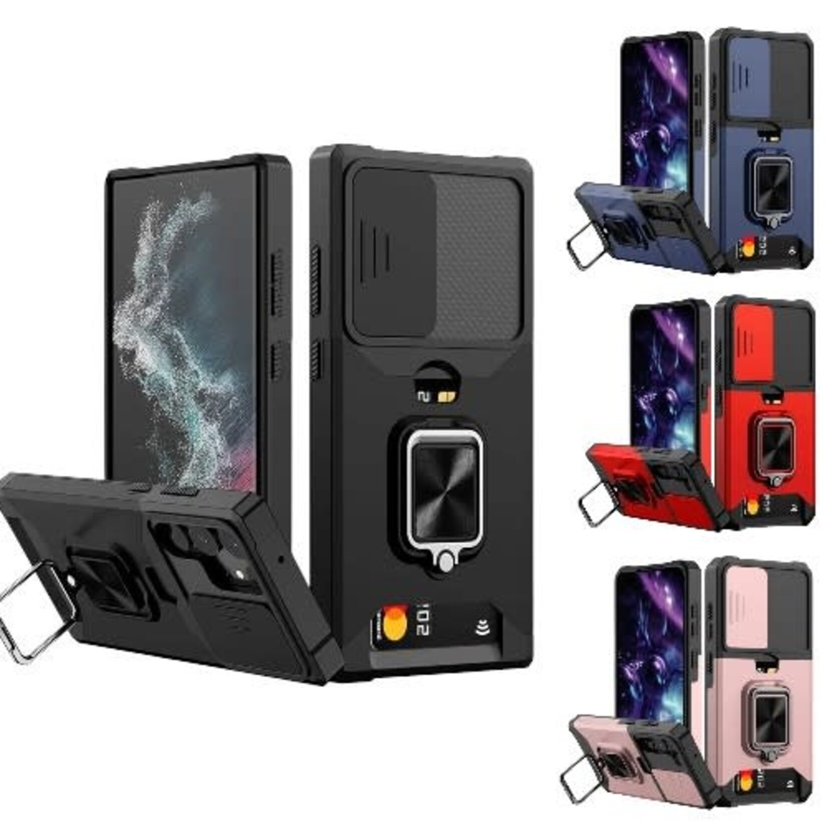 ÉTUI CASE GOOGLE PIXEL 9A - Secure Card Holder Magnet Case