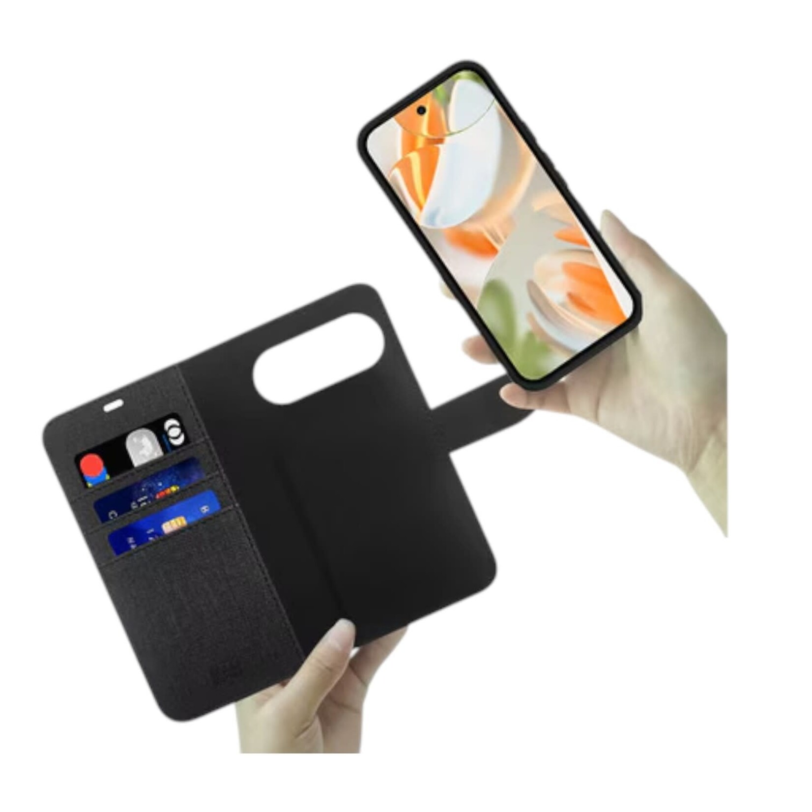 blu element ÉTUI GOOGLE PIXEL 10 / 10 PRO - Blu Element - Folio 2 in 1  NOIR