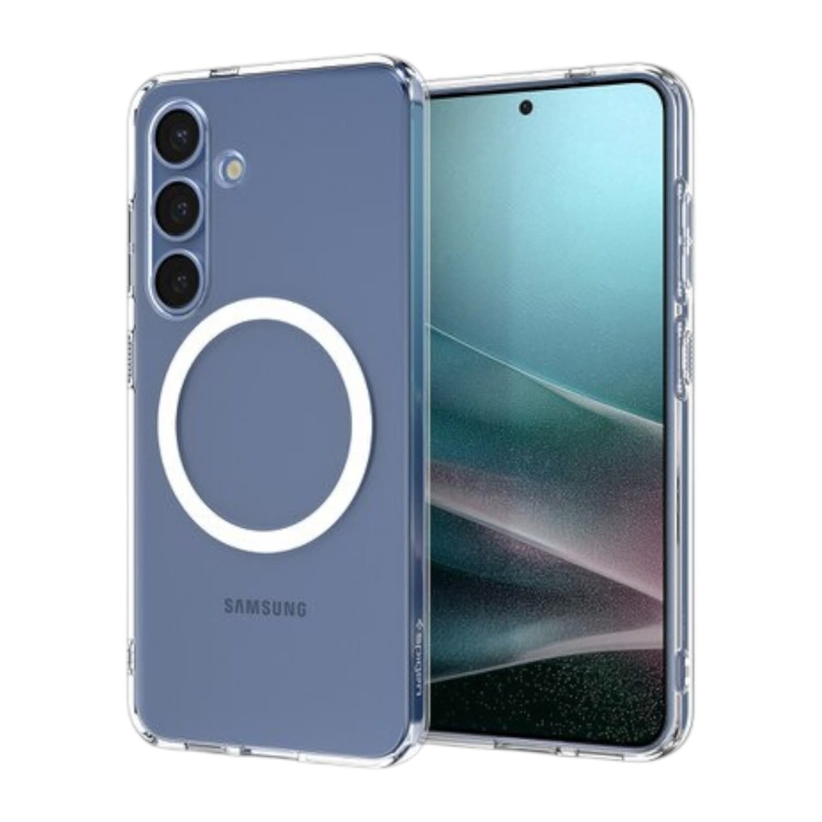 SPIGEN ÉTUI SAMSUNG S25 - Spigen Crystal Flex Magfit Case Crystal Clear