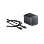 Anker Nano Wall Charger 45W USB-C Black with USB-C 6ft Cable