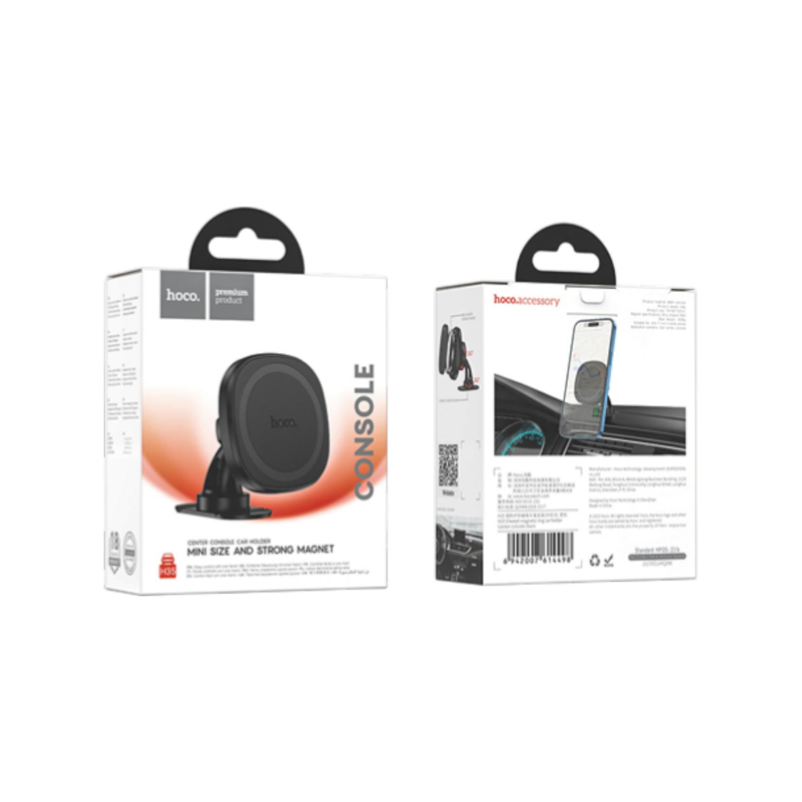 Hoco Strong Magnetic Phone Car Holder H35 - Black