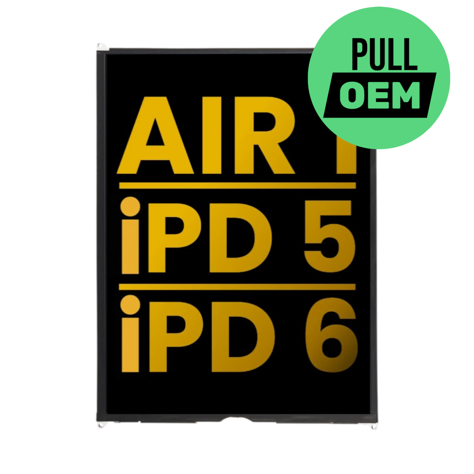 Apple USED LCD For iPad Air 1 / iPad 5 (2017) / iPad 6 (2018) Pull OEM