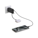 Anker Fusion Power Bank 5.000mAh 22.5W with USB-C Cable Black