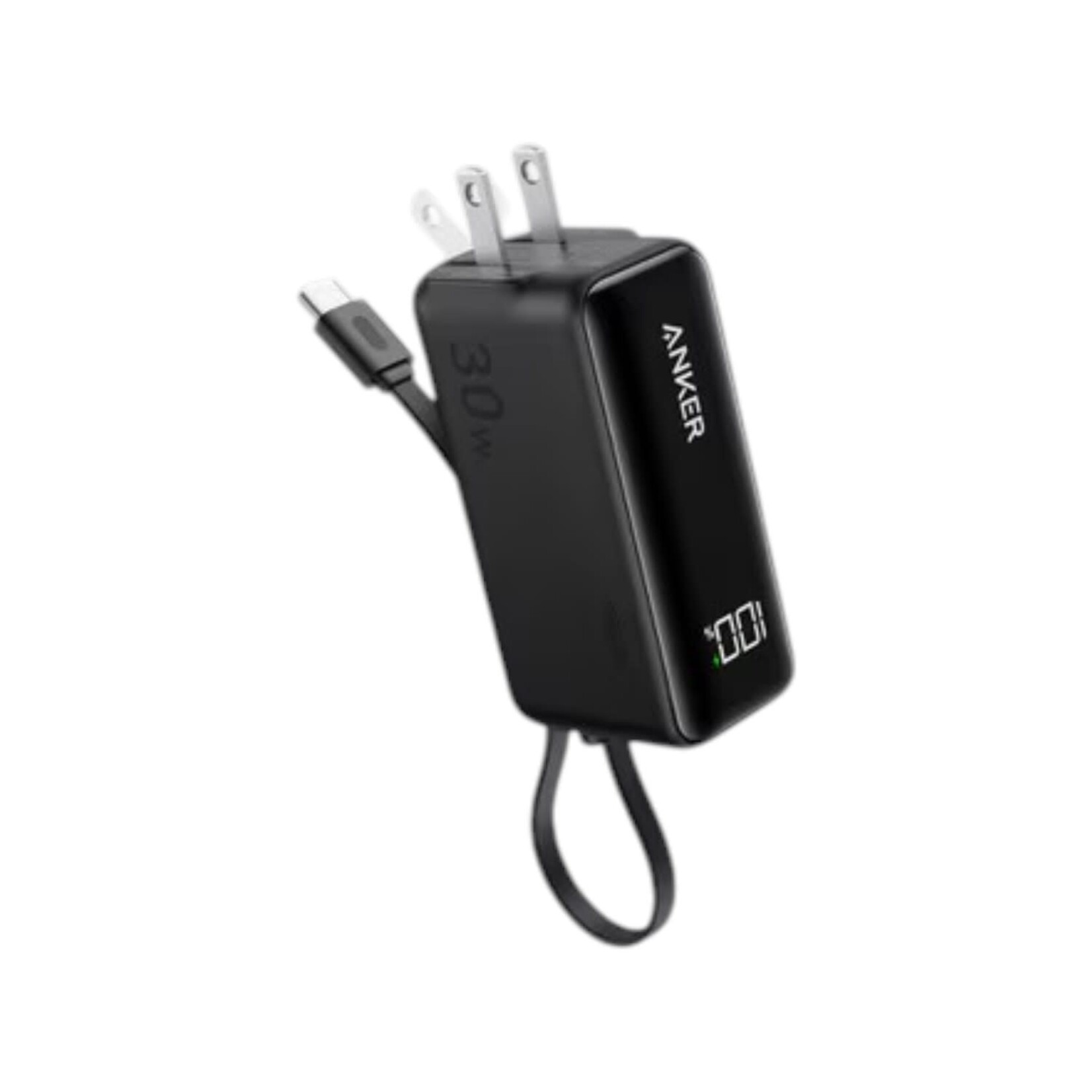 Anker Fusion Power Bank 5.000mAh 22.5W with USB-C Cable Black