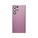 Back Cover With Camera Lens Compatible for Samsung Galaxy S22 Ultra 5G - Burgundy