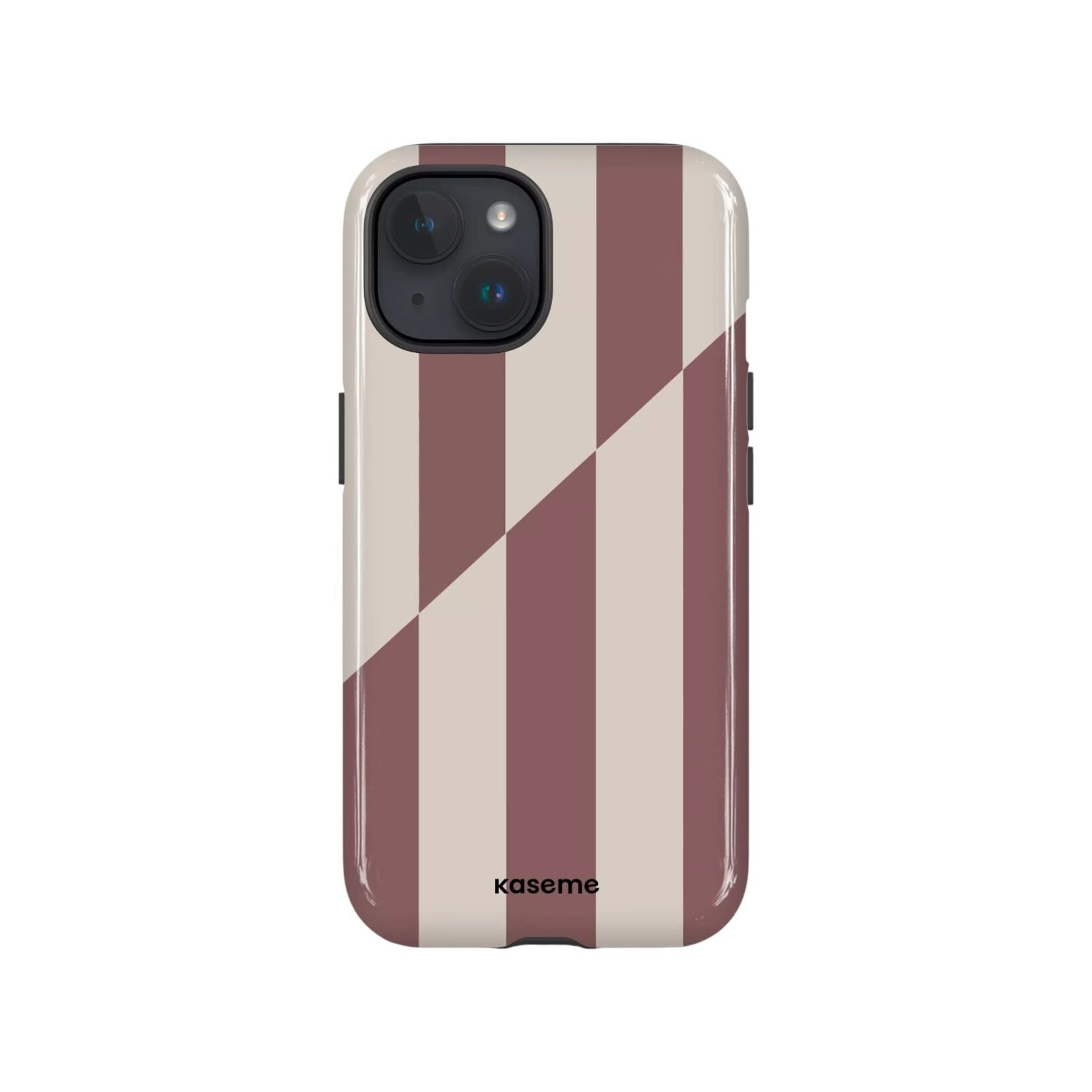 ÉTUI IPHONE 17 - Kaseme Divided Brown