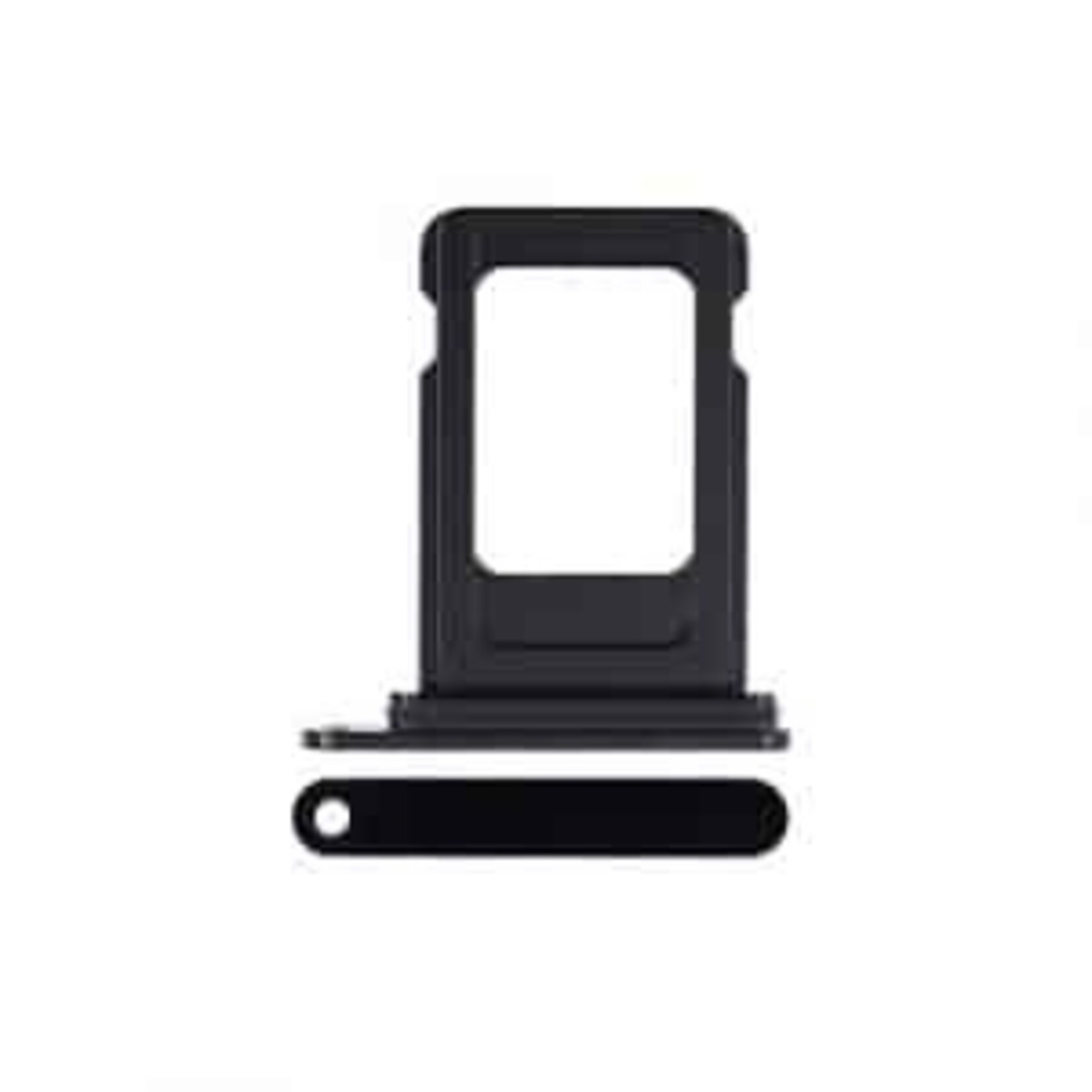 Single Sim Card Tray Compatible For iPhone 15 / 15 Plus BLACK
