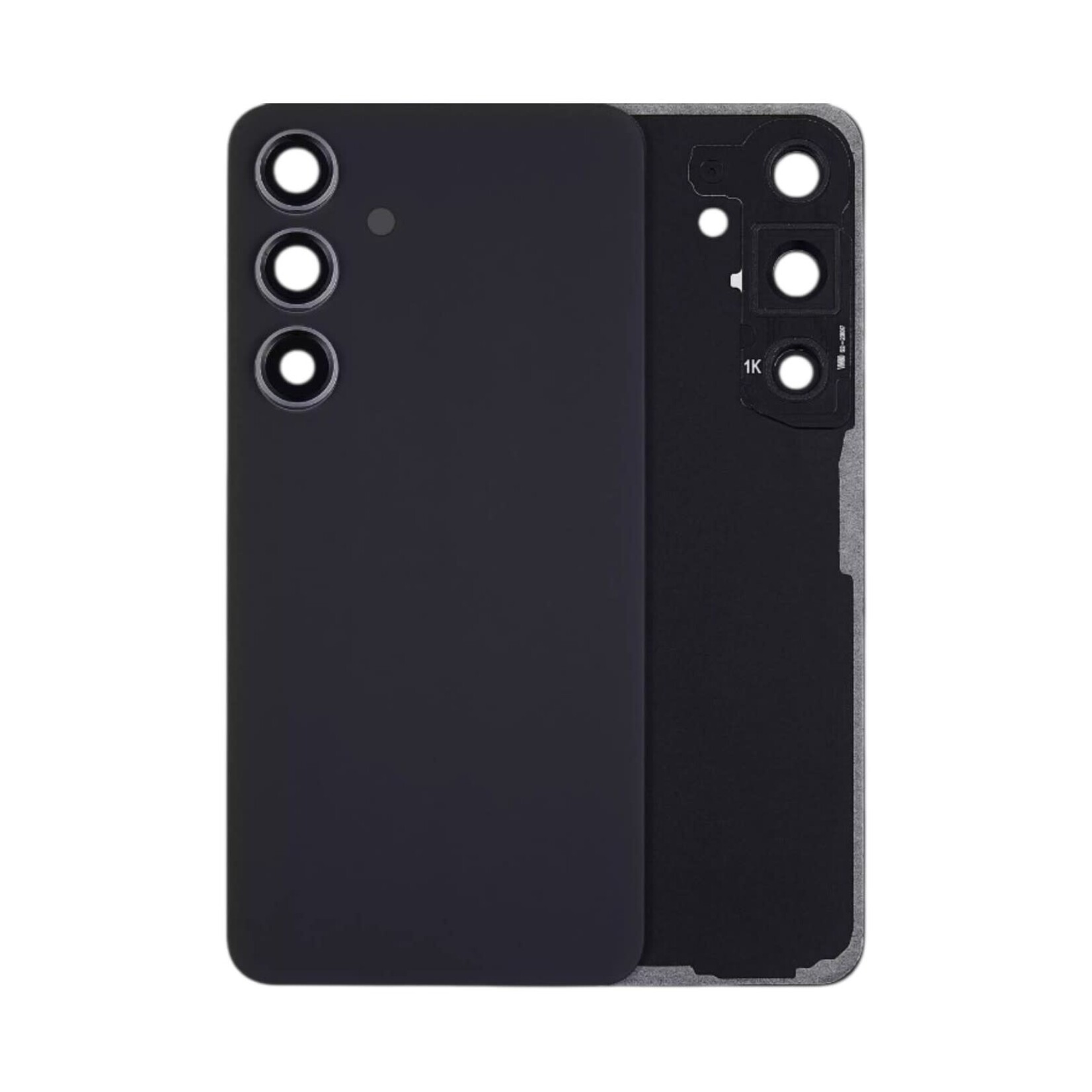 Back Cover Glass With Camera Lens For Samsung Galaxy S24 5G (No Logo) (Onyx Black)