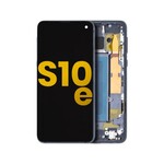 Samsung OLED Assembly With Frame For Samsung Galaxy S10E (Refurbished) (Prism Black)