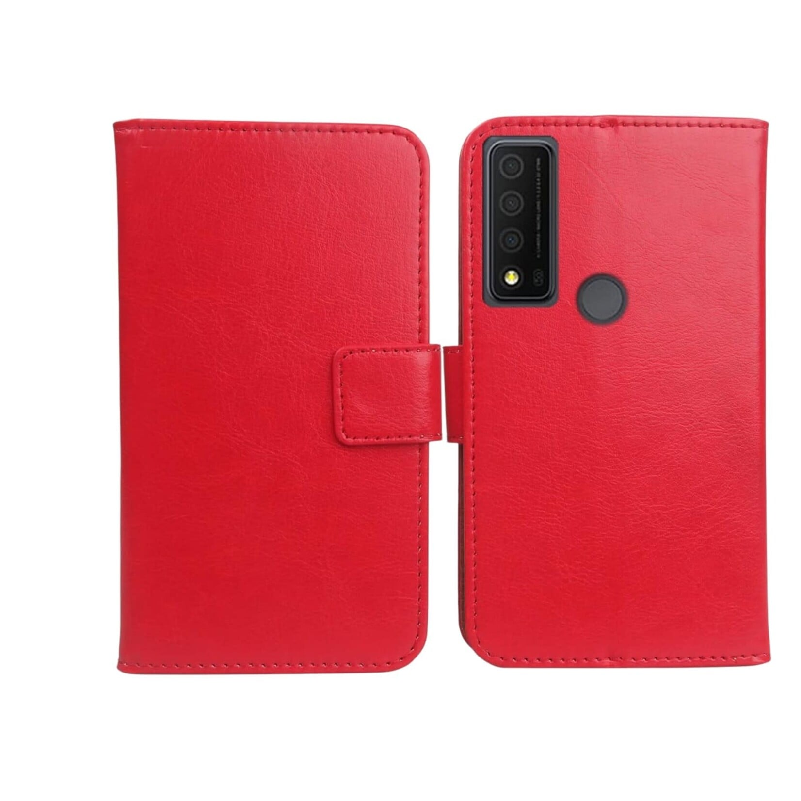 TCL ÉTUI TCL 30 XE 5G - Book Style Wallet Case with Strap ROUGE