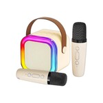 : Mini Karaoke Machine with 2 Wireless Mics