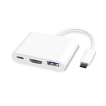 Hoco 3in1 USB-C adapter to (USB 3.0 + HDTV + USB-C-PD) HB14