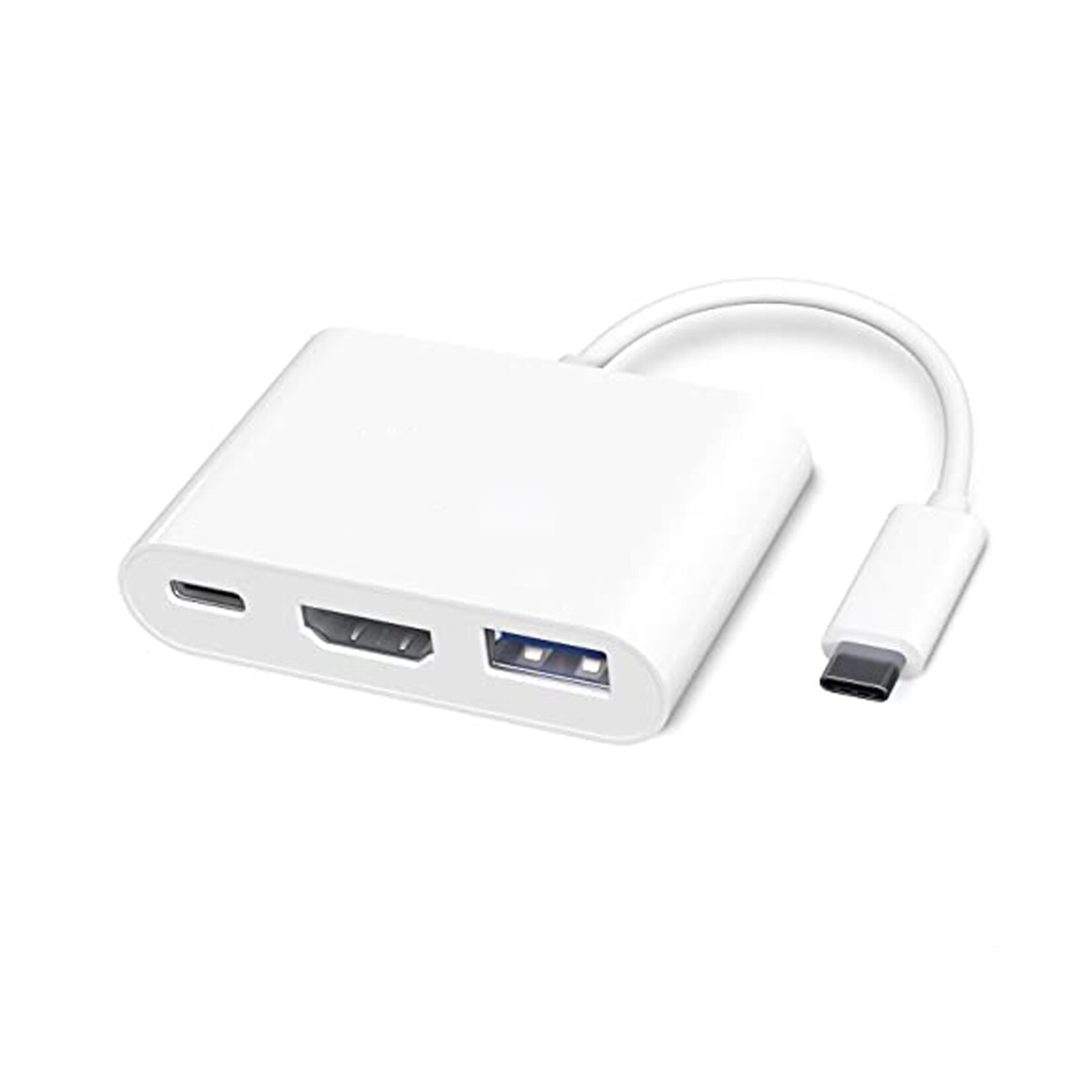 Hoco 3in1 USB-C adapter to (USB 3.0 + HDTV + USB-C-PD) HB14
