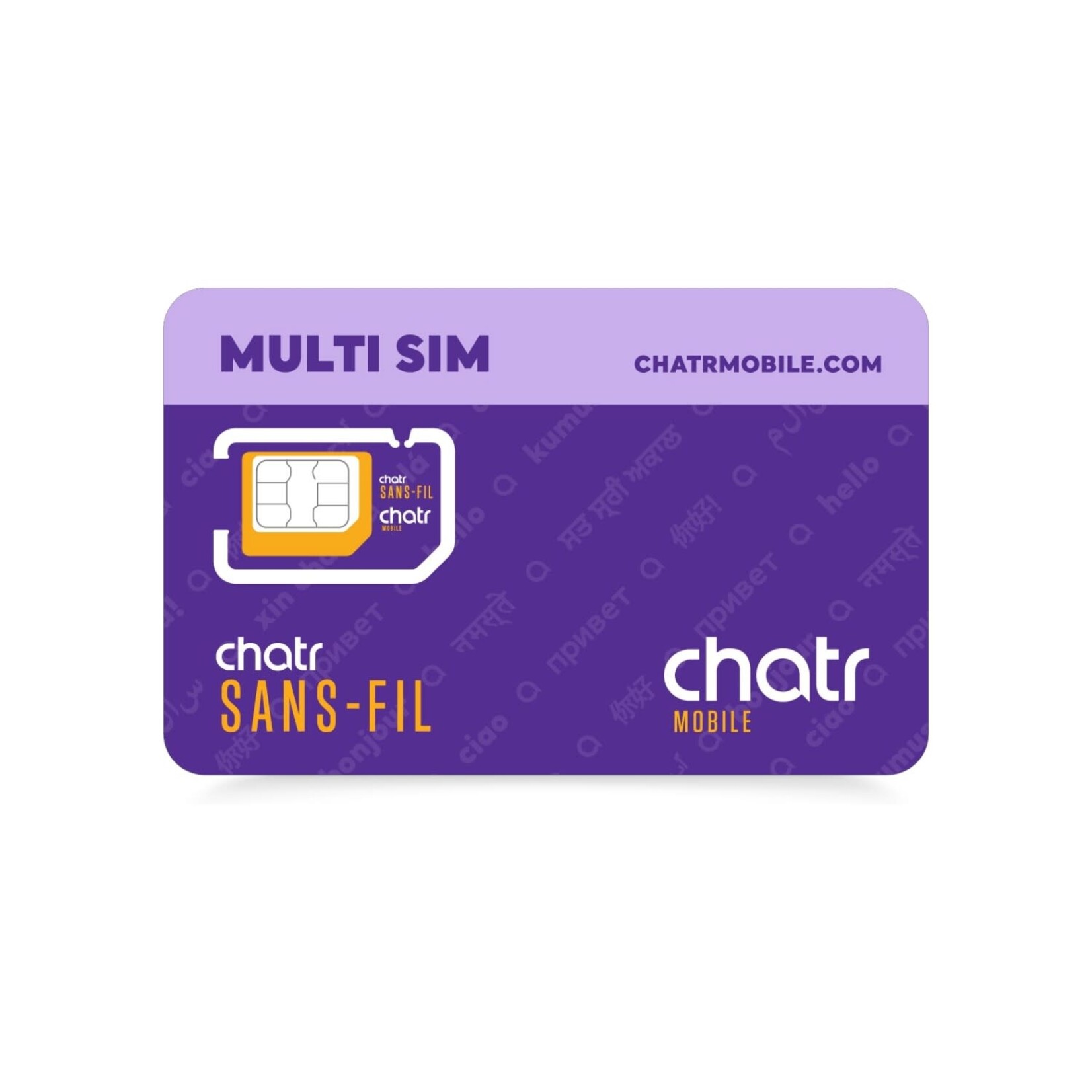 CARTE SIM CHATR