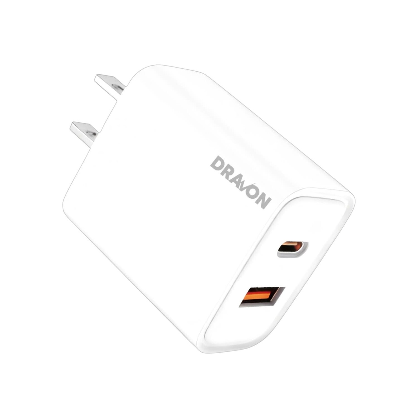 CHARGEUR MURAL 30W USB-A + USB-C GaN Wall Charger (DRAVON Pulse Core)