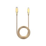 3 ft Non-MFI Lightning To USB Type C Cable GOLD