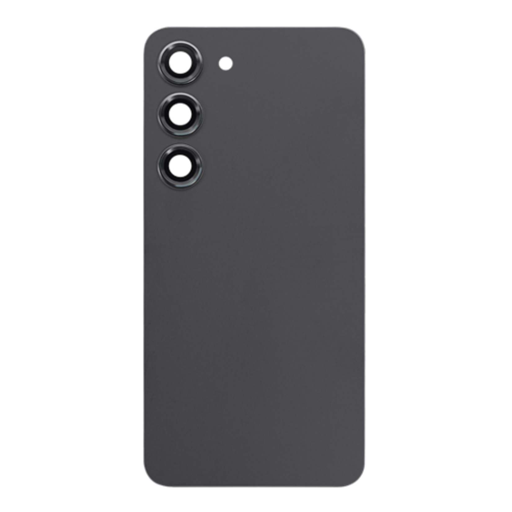 Back Cover With Camera Lens Compatible for Samsung Galaxy S23 5G - Phantom Black