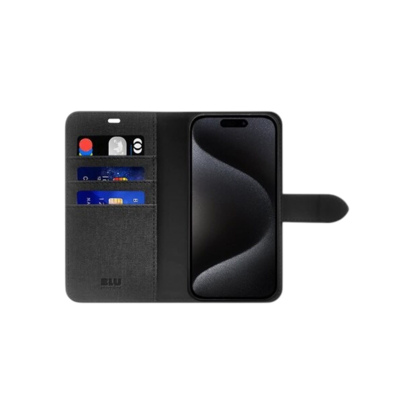 ÉTUI CASE IPHONE AIR - BLU ELEMENT Folio 2-in-1 Case Black