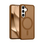 ÉTUI CASE SAMSUNG GALAXY S24 / S25 - Matte Shield With Magsafe Case Brown