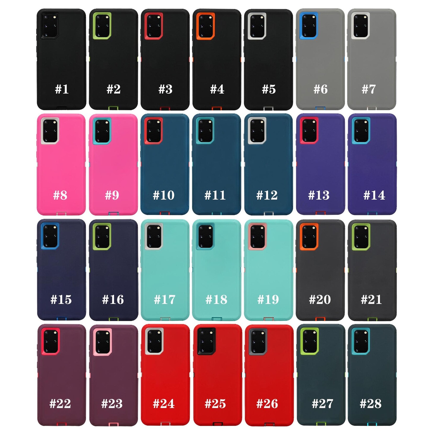 Samsung ÉTUI SAMSUNG S20 FASHION DEFENDER SANS CLIP -