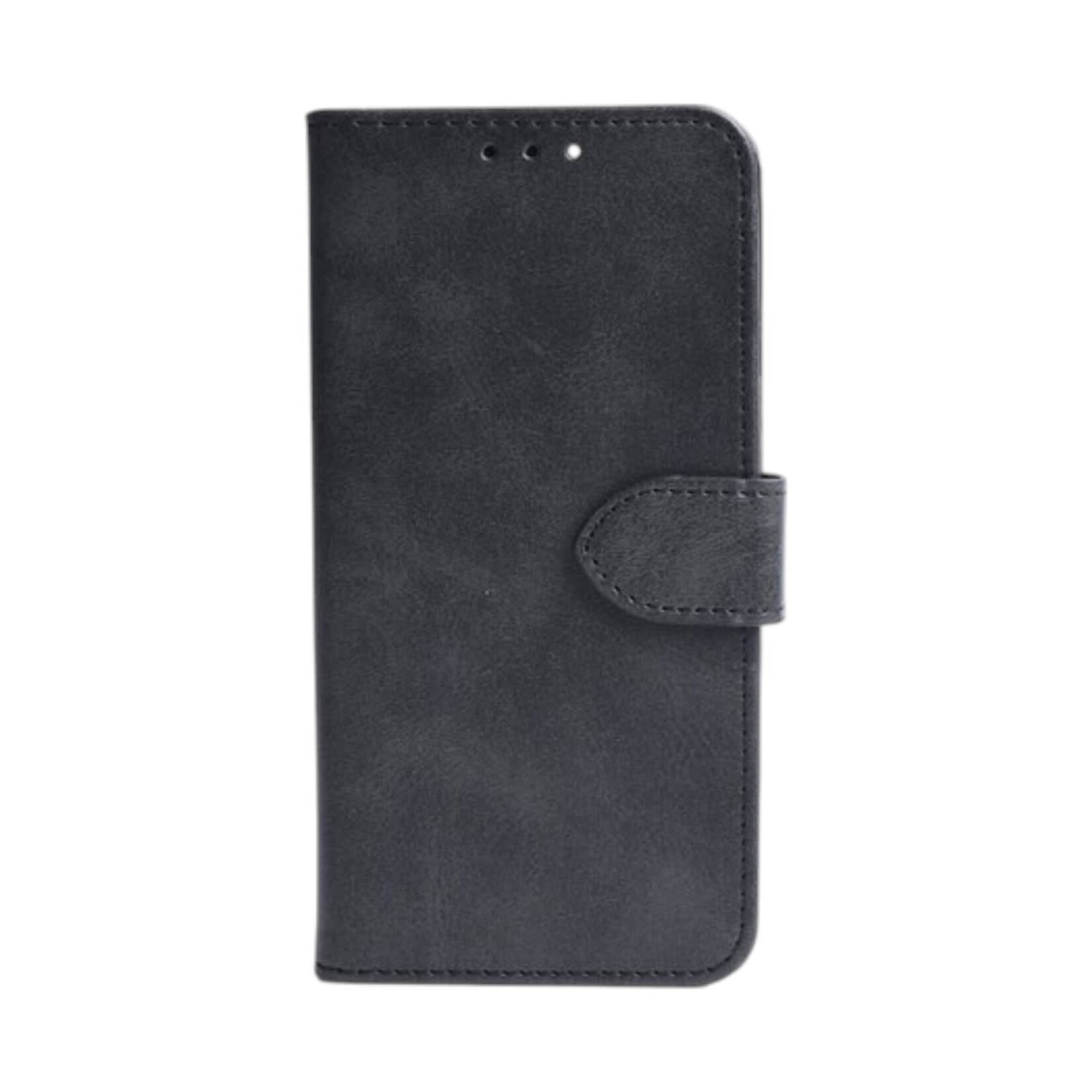 blu element ÉTUI CASE IPHONE 16 - Blu Element Vegan Leather Folio Wallet Case Black